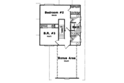European Style House Plan - 3 Beds 2.5 Baths 1858 Sq/Ft Plan #41-140 