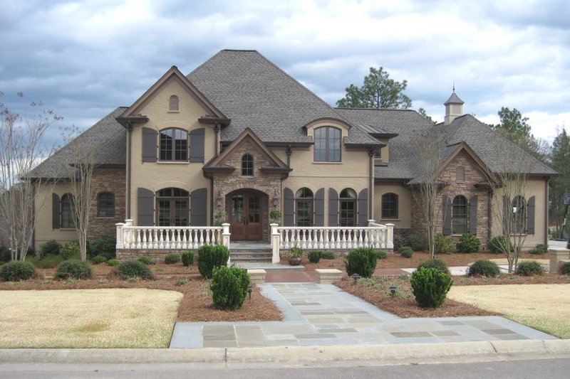 Dream House Plan - European Exterior - Front Elevation Plan #1054-30