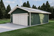 Traditional Style House Plan - 0 Beds 0 Baths 484 Sq/Ft Plan #455-538 