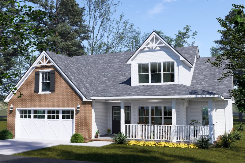 Dream House Plan - Exterior - Other Elevation 6 for Farmhouse House Plan #513-2482 - 3 bed, 2.5 bath