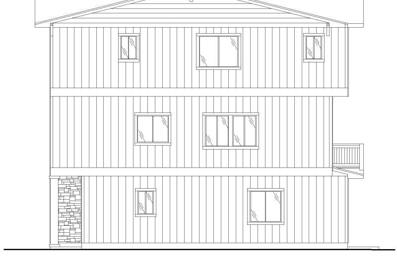 Dream House Plan - Exterior - Other Elevation 1 for Craftsman House Plan #117-1056 - 10 bed, 12 bath