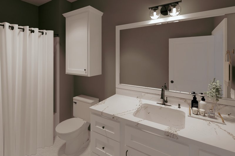 Home Plan - Interior - Bathroom for Farmhouse House Plan #44-277 - 3 bed, 2 bath