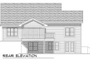 Traditional Style House Plan - 3 Beds 3 Baths 2106 Sq/Ft Plan #70-792 