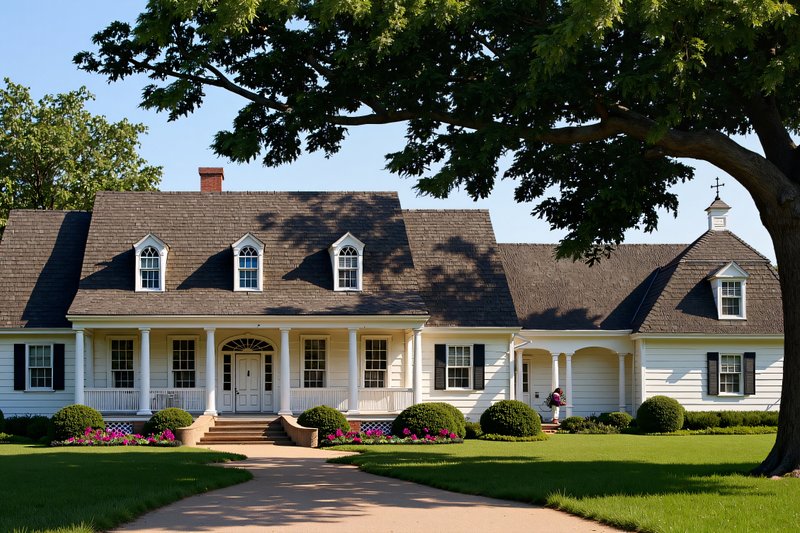 House Blueprint - Country Photo Plan #137-130