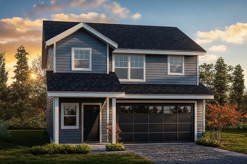 House Plan Design - Exterior - Front Elevation 4 for Farmhouse House Plan #124-1097 - 3 bed, 2.5 bath