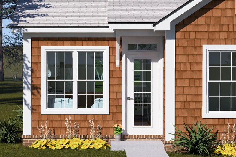House Blueprint - Exterior - Other Elevation 3 for Cottage House Plan #513-2450 - 2 bed, 1 bath