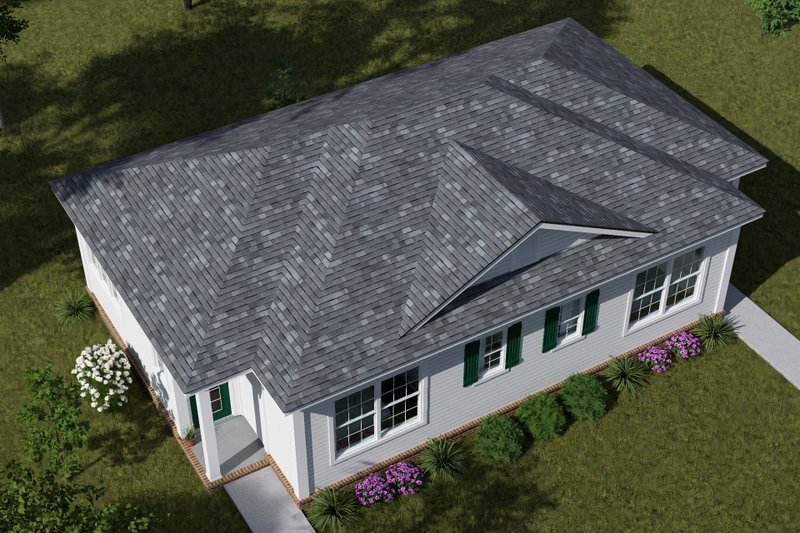 Architectural House Design - Exterior - Other Elevation 4 for Cottage House Plan #513-2423 - 1 bed, 1 bath