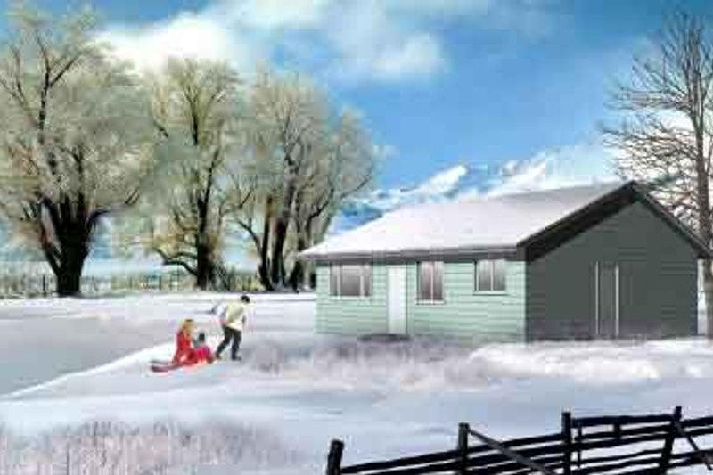 Dream House Plan - Ranch Exterior - Front Elevation Plan #1-1139
