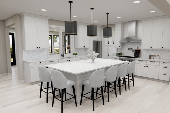 Interior - Kitchen for Modern House Plan #51-1281 - 5 bed, 3.5 bath