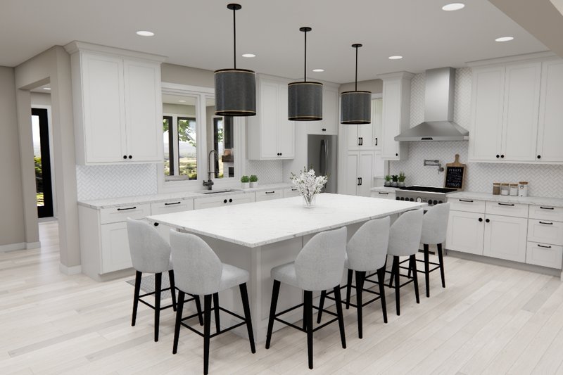Home Plan - Interior - Kitchen for Modern House Plan #51-1281 - 5 bed, 3.5 bath