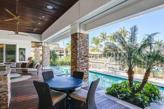 Exterior - Outdoor Living 4 for Beach House Plan #548-60 - 4 bed, 4.5 bath