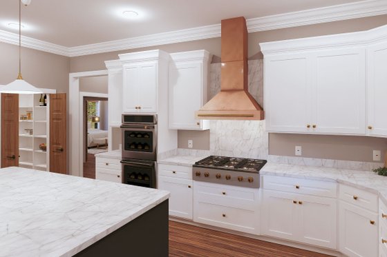 Interior - Kitchen 2 for Barndominium House Plan #44-291 - 3 bed, 2.5 bath