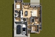 Cottage Style House Plan - 3 Beds 2 Baths 1280 Sq/Ft Plan #513-2312 