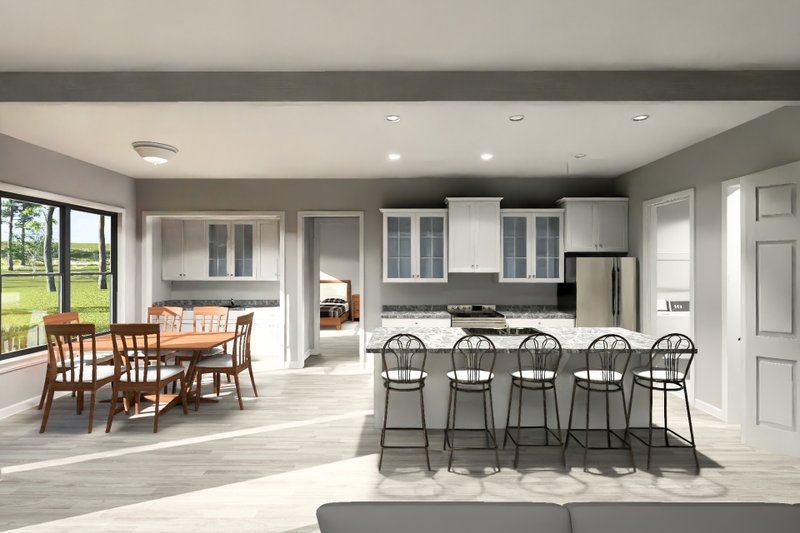 Architectural House Design - Interior - Kitchen 1 for Modern House Plan #513-2421 - 4 bed, 2.5 bath