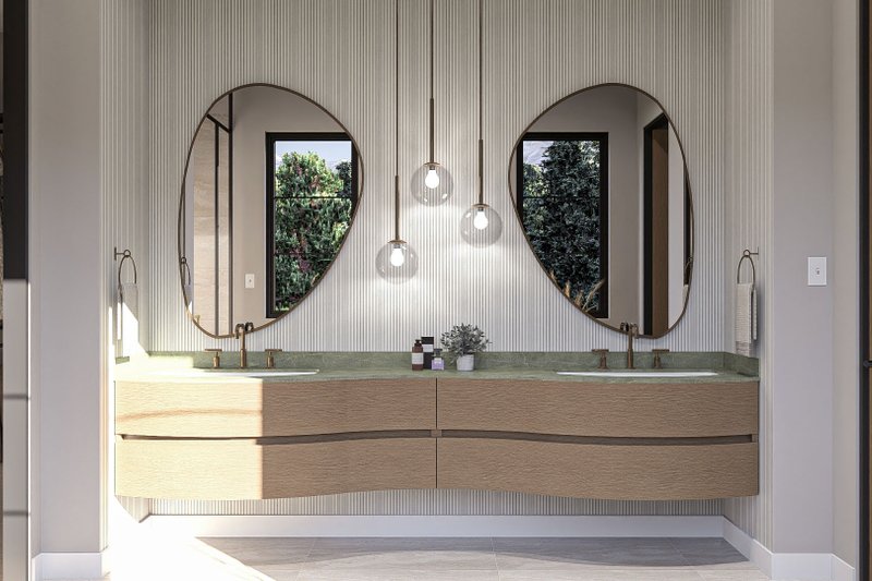 House Design - Interior - Master Bathroom 1 for Modern House Plan #455-369 - 3 bed, 2.5 bath