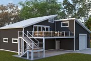 Modern Style House Plan - 0 Beds 1.5 Baths 1071 Sq/Ft Plan #1060-399 Exterior 