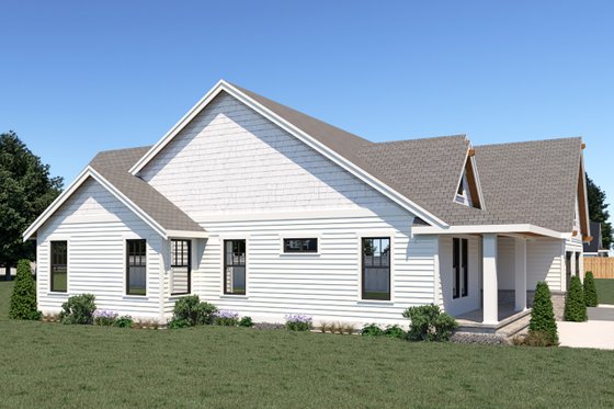 Exterior - Other Elevation for Country House Plan #1070-37 - 3 bed, 2 bath