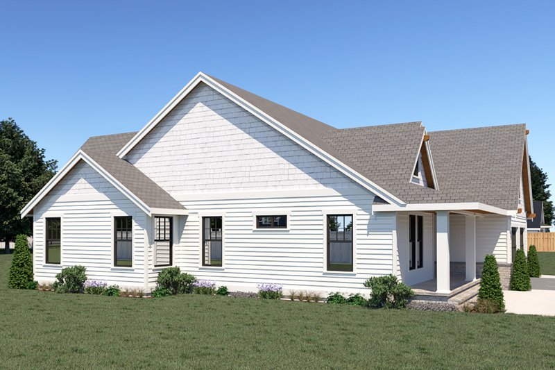 House Plan Design - Exterior - Other Elevation for Country House Plan #1070-37 - 3 bed, 2 bath