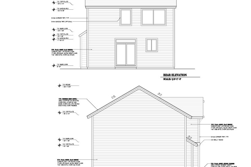 Dream House Plan - Exterior - Other Elevation 1 for Bungalow House Plan #53-416 - 3 bed, 2.5 bath