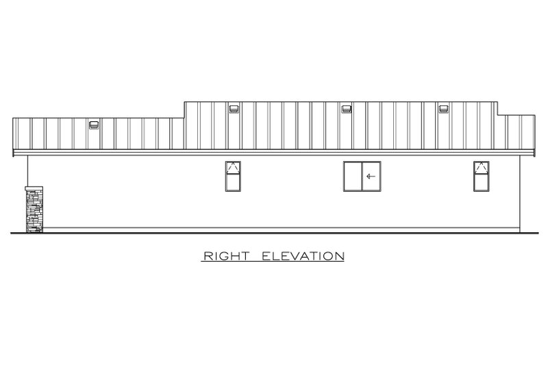 Home Plan - Exterior - Other Elevation 1 for Contemporary House Plan #1100-89 - 3 bed, 2 bath