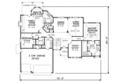 Traditional Style House Plan - 4 Beds 3 Baths 2978 Sq/Ft Plan #65-267 