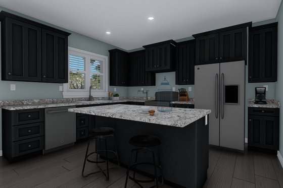 Interior - Kitchen 1 for Craftsman House Plan #1060-66 - 4 bed, 2.5 bath