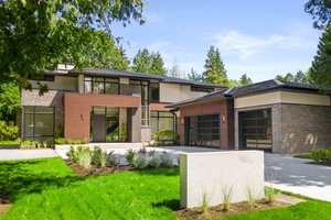 Architectural House Design - Modern Exterior - Front Elevation Plan #1114-100