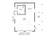 Country Style House Plan - 1 Beds 1 Baths 1200 Sq/Ft Plan #932-1404 Floor 