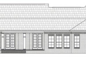 Exterior - Rear Elevation for Farmhouse House Plan #21-549 - 3 bed, 2.5 bath