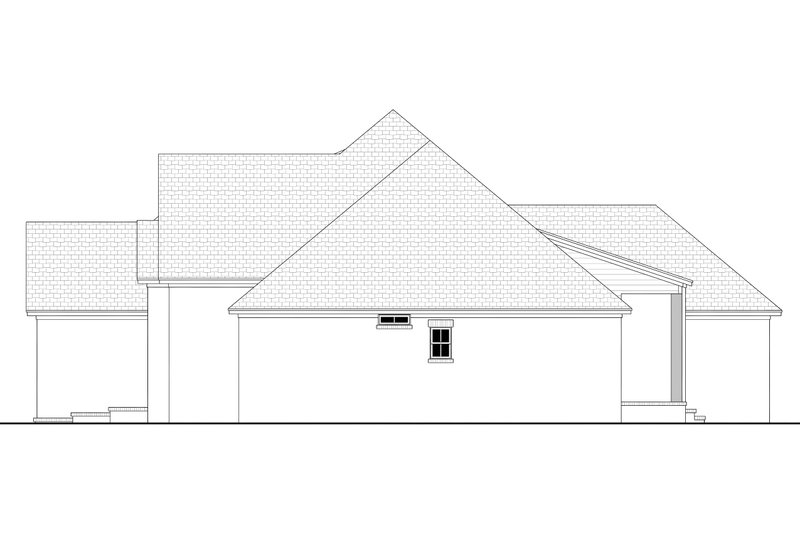 Architectural House Design - Exterior - Other Elevation 1 for Country House Plan #430-143 - 4 bed, 2.5 bath