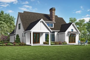Exterior - Rear Elevation for Farmhouse House Plan #48-940 - 3 bed, 2.5 bath