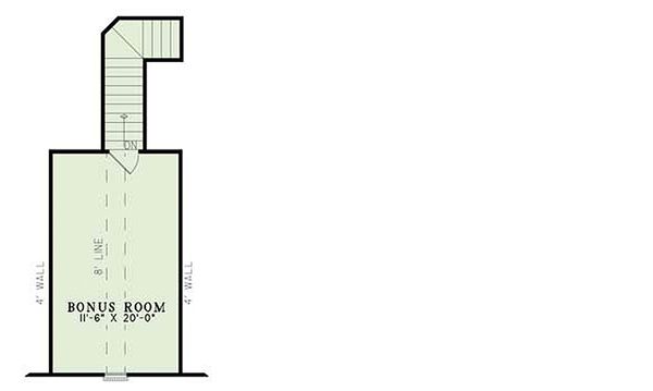 Architectural House Design - European Floor Plan - Upper Floor Plan #17-1124