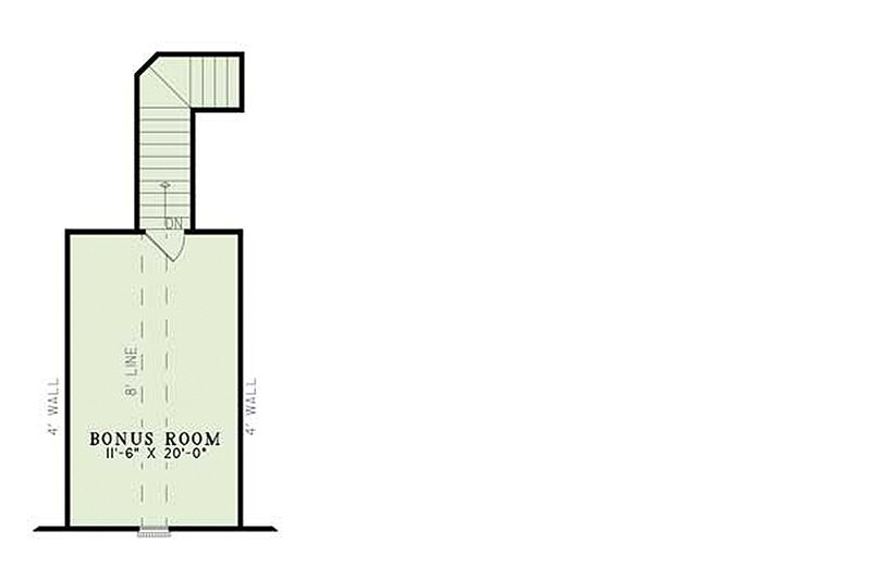 Architectural House Design - Floor Plan - Upper Floor for European House Plan #17-1124 - 4 bed, 2 bath