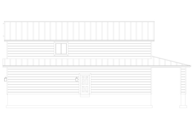 Architectural House Design - Exterior - Other Elevation for Farmhouse House Plan #1060-168 - 3 bed, 2.5 bath