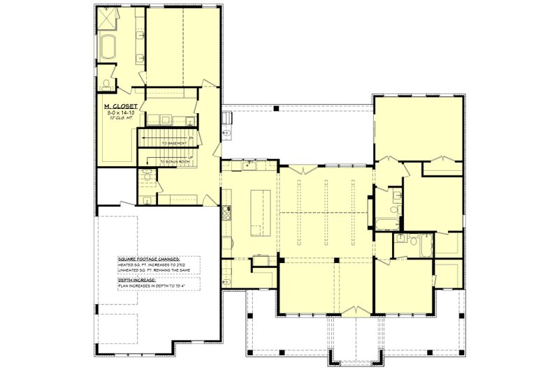 Architectural House Design - Floor Plan - Other Floor for Farmhouse House Plan #430-423 - 4 bed, 3.5 bath