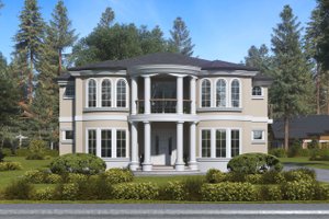 Dream House Plan - Mediterranean Exterior - Front Elevation Plan #1066-101