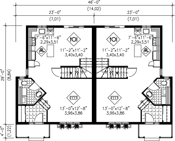Home Plan - European Floor Plan - Main Floor Plan #25-357