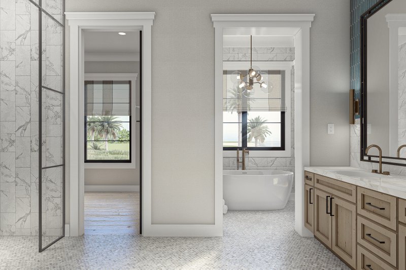 House Design - Interior - Master Bathroom 2 for Beach House Plan #455-311 - 4 bed, 3.5 bath
