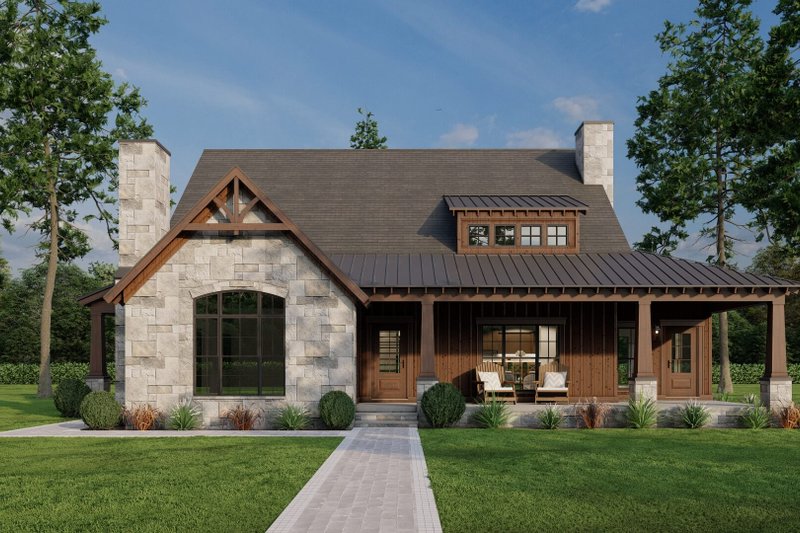 Home Plan - Cottage Exterior - Front Elevation Plan #923-68