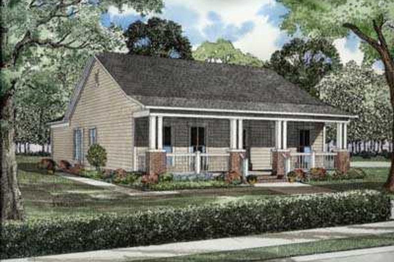 House Plan Design - Country Exterior - Front Elevation Plan #17-440