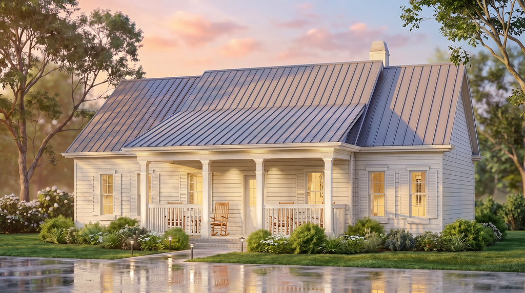 Exterior - Front Elevation 2 for Traditional House Plan #54-691 - 3 bed, 2 bath