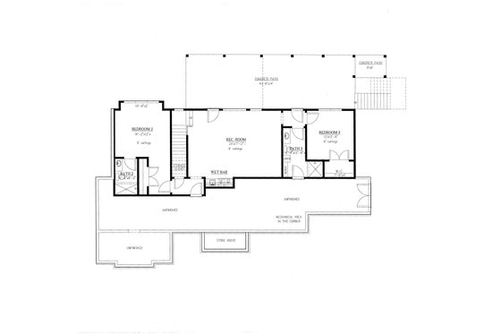 Standard Finished Walkout Basement