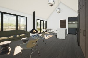 Interior - Dining Room for Modern House Plan #933-11 - 2 bed, 2 bath