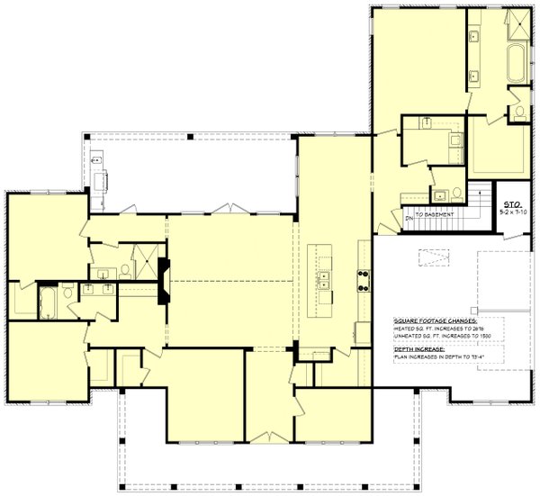 Farmhouse Floor Plan - Other Floor Plan #430-390
