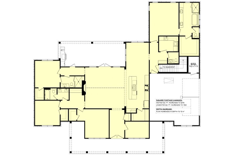 Dream House Plan - Floor Plan - Other Floor for Farmhouse House Plan #430-390 - 4 bed, 3.5 bath
