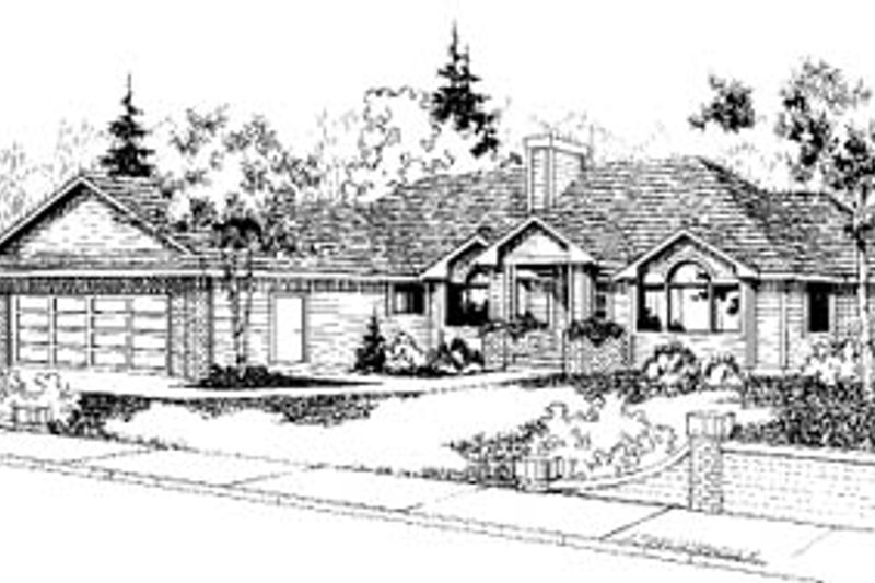 Dream House Plan - Traditional Exterior - Front Elevation Plan #60-154