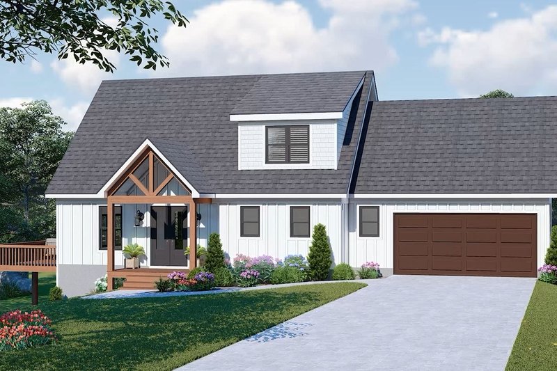 Dream House Plan - Exterior - Front Elevation for Country House Plan #932-619 - 4 bed, 3.5 bath