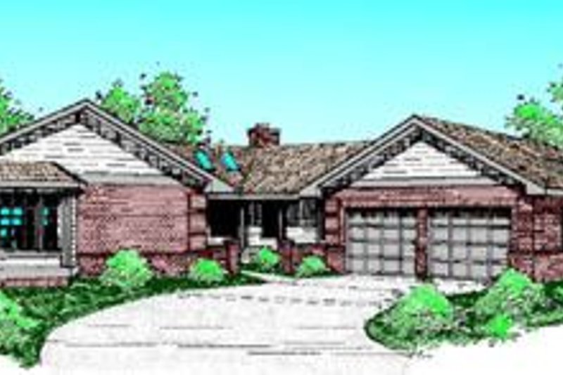 Home Plan - Traditional Exterior - Front Elevation Plan #60-213