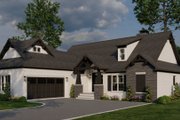 European Style House Plan - 3 Beds 2.5 Baths 2091 Sq/Ft Plan #17-2574 