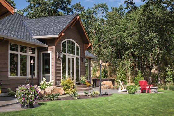 Exterior - Rear Elevation 2 for Ranch House Plan #48-712 - 3 bed, 3 bath